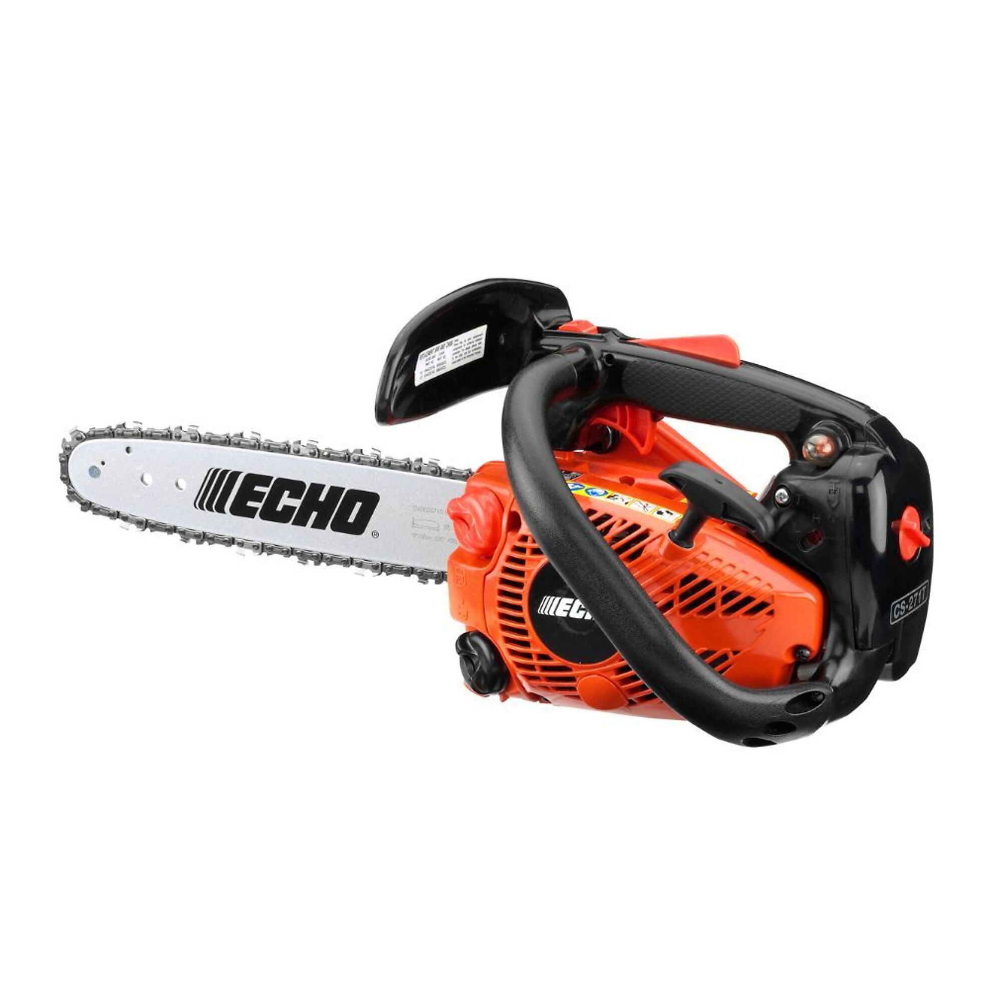 ECHO, Gas-Powered Top Handle Chainsaw, Bar Length 12 in., Engine Displacement 26.9 cc, Model# CS-271T-12